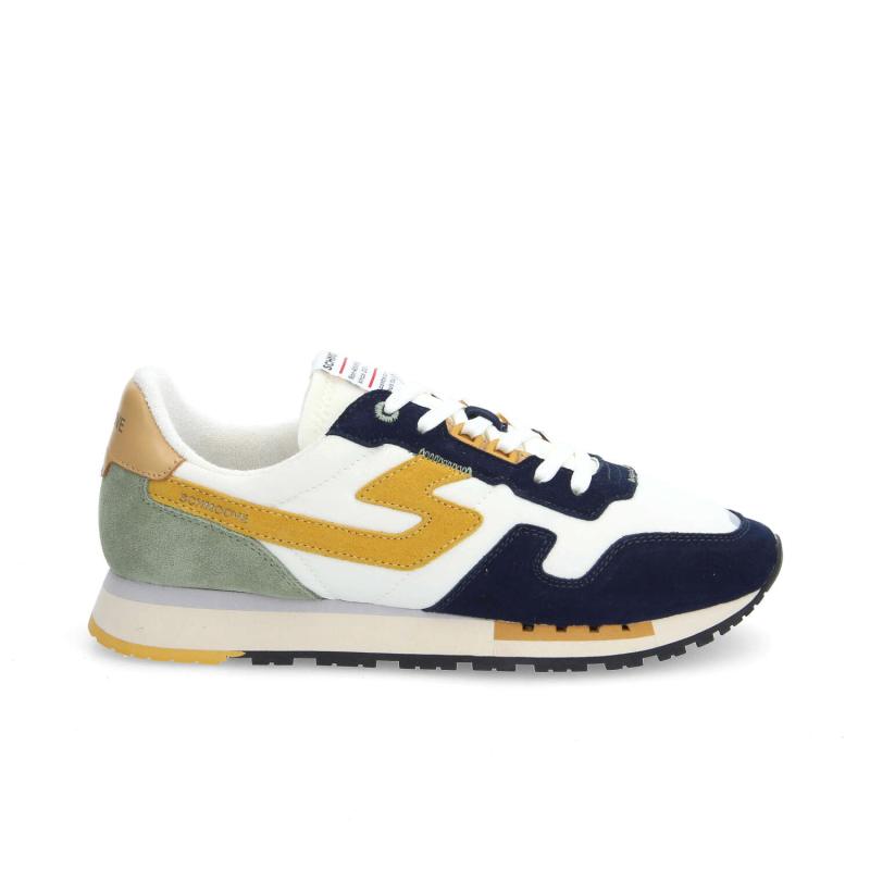 ATHENE RUNNER M - SDE/SDE/SQUARE - NAVY/GREEN/BEIGE